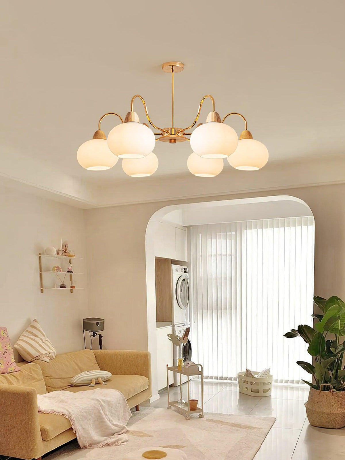 Zevena Glass Chandelier