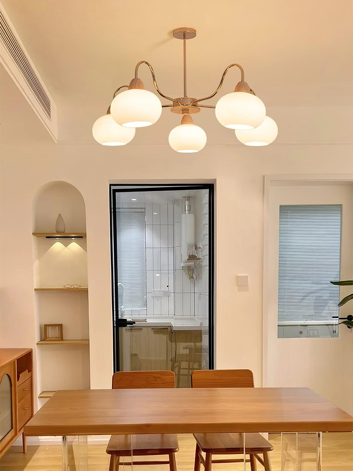 Zevena Glass Chandelier