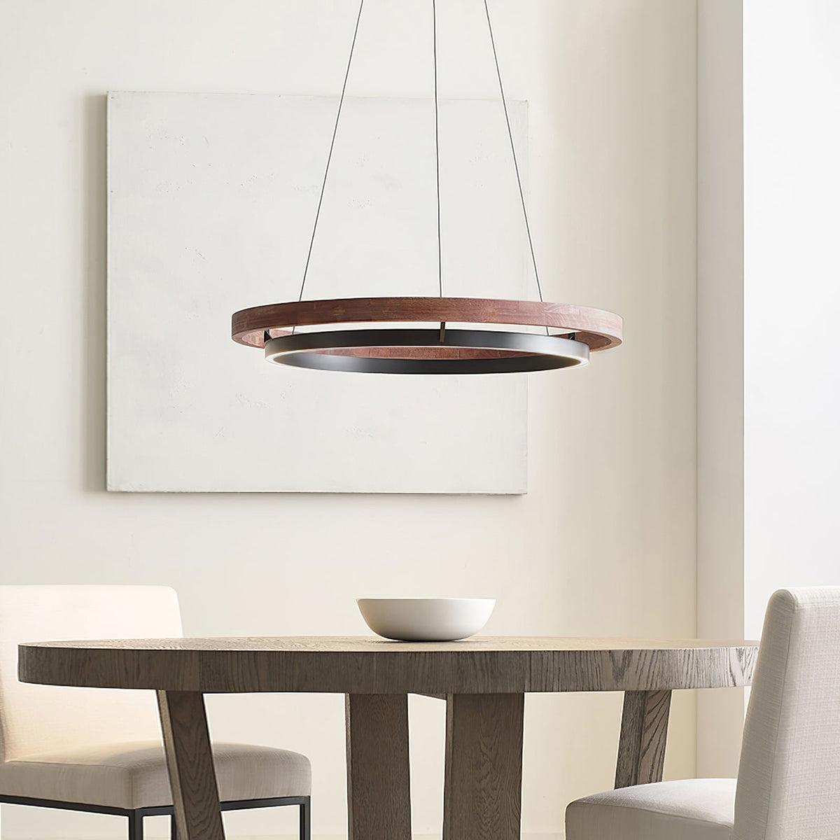 Tirinun Ring Wood Chandelier