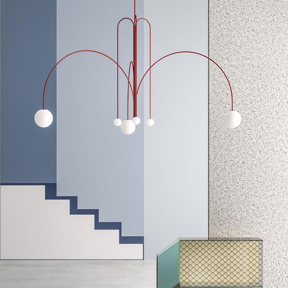 Rivorora Chandelier Globe Modern
