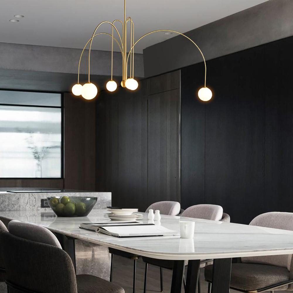 Rivorora Chandelier Globe Modern