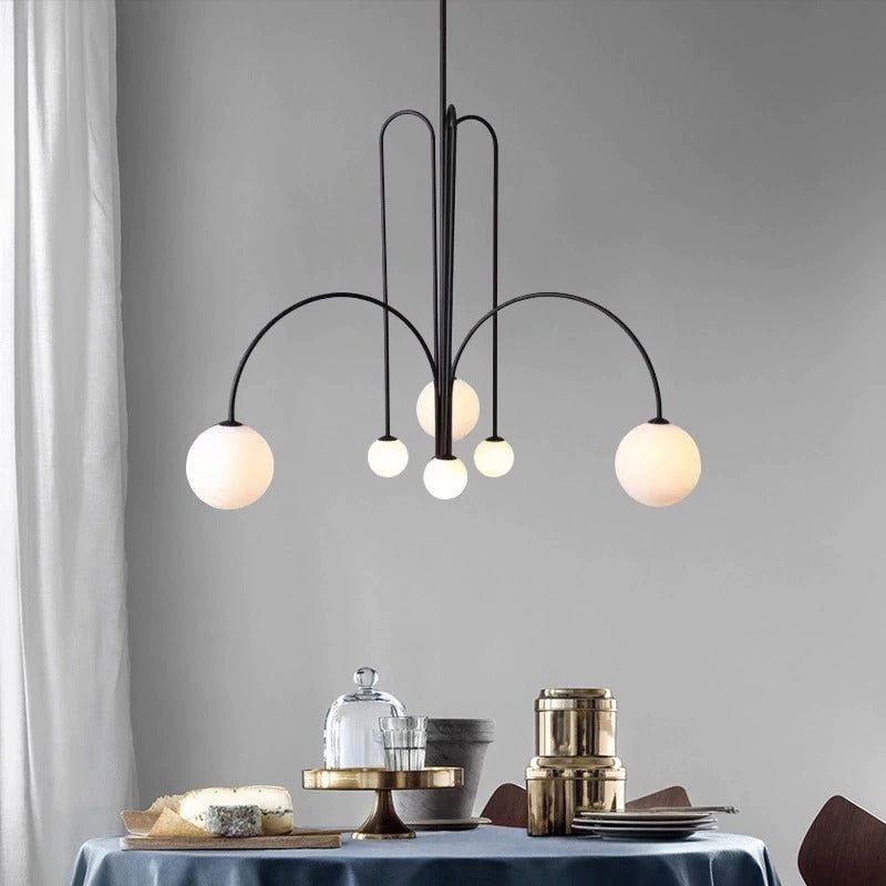 Rivorora Chandelier Globe Modern