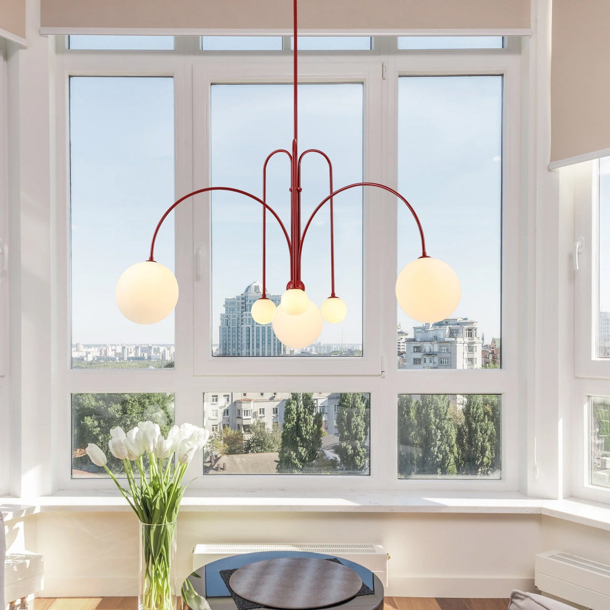 Rivorora Chandelier Globe Modern