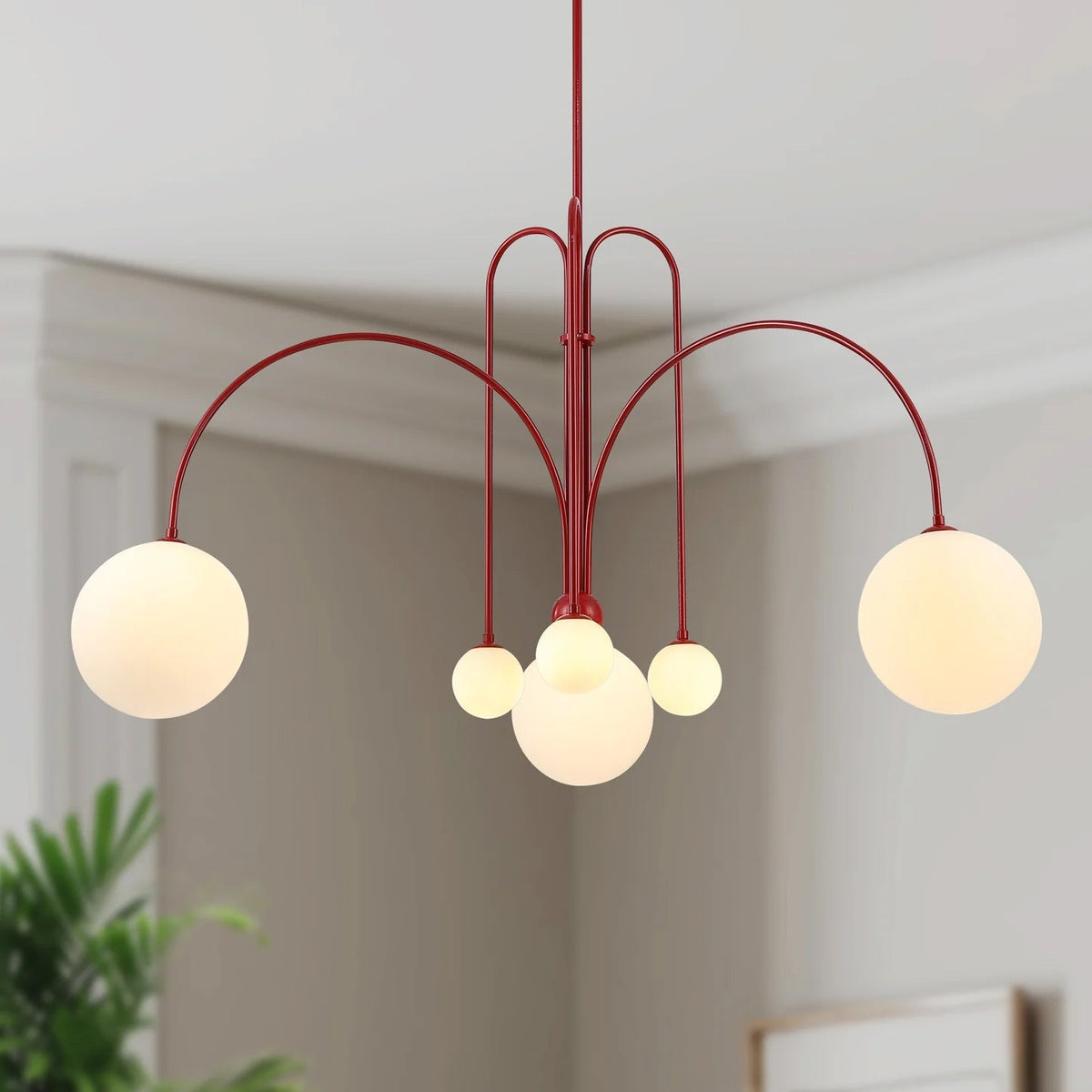 Rivorora Chandelier Globe Modern