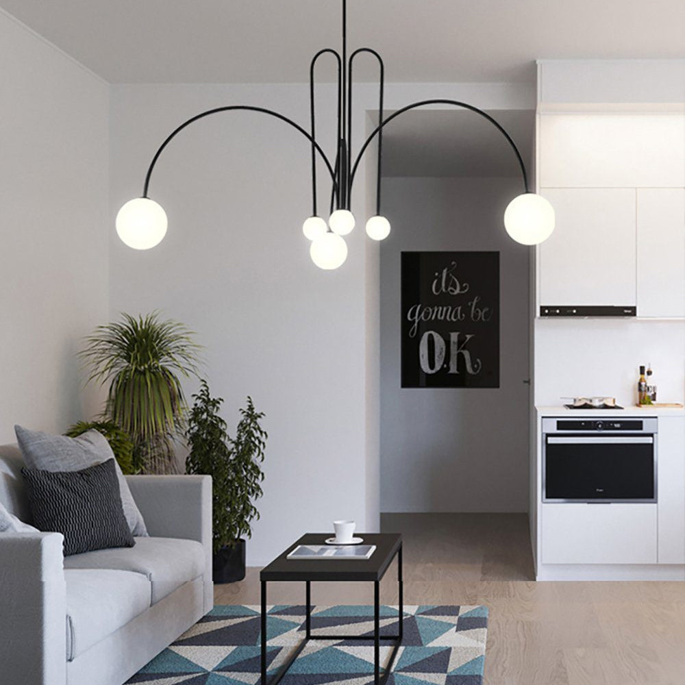 Rivorora Chandelier Globe Modern