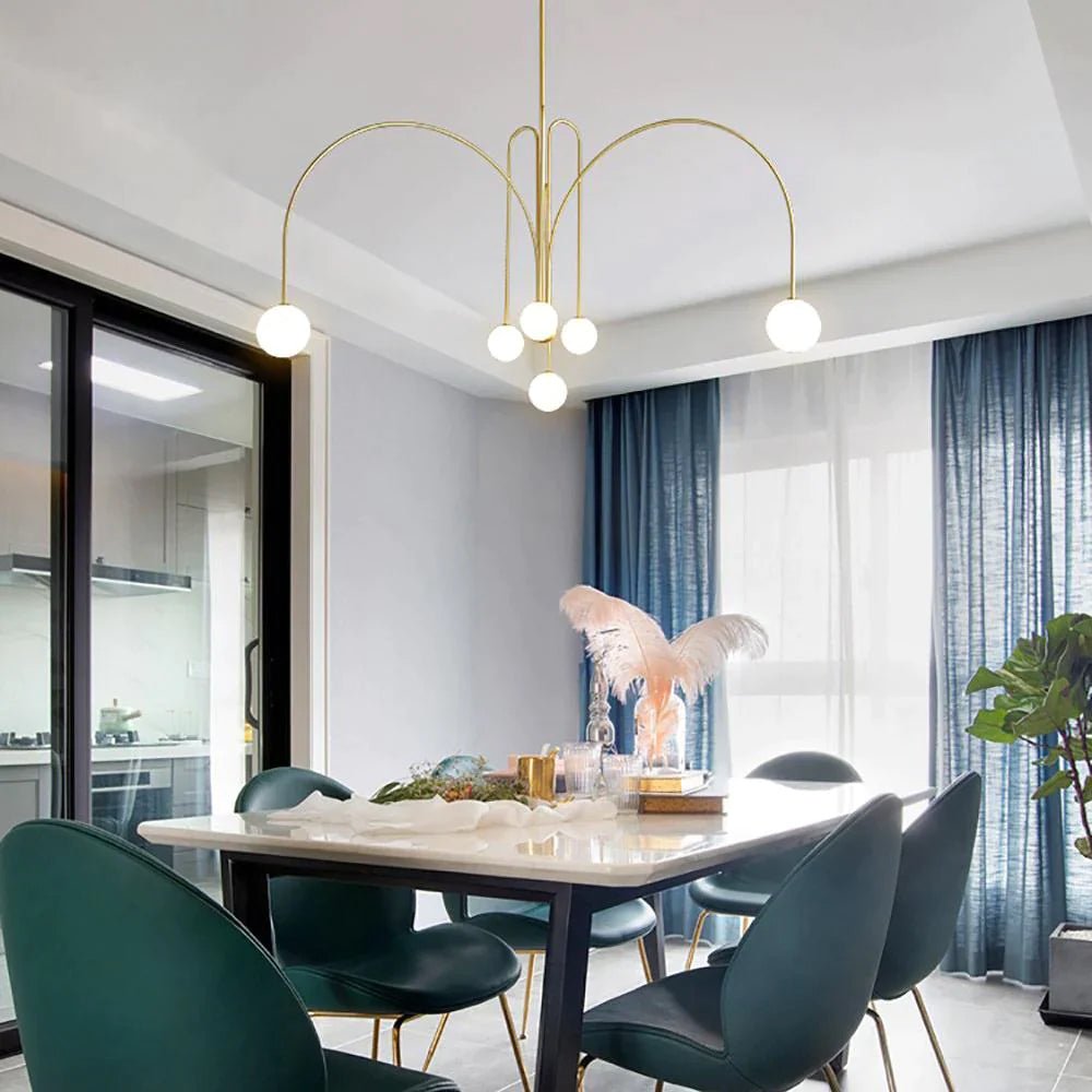 Rivorora Chandelier Globe Modern