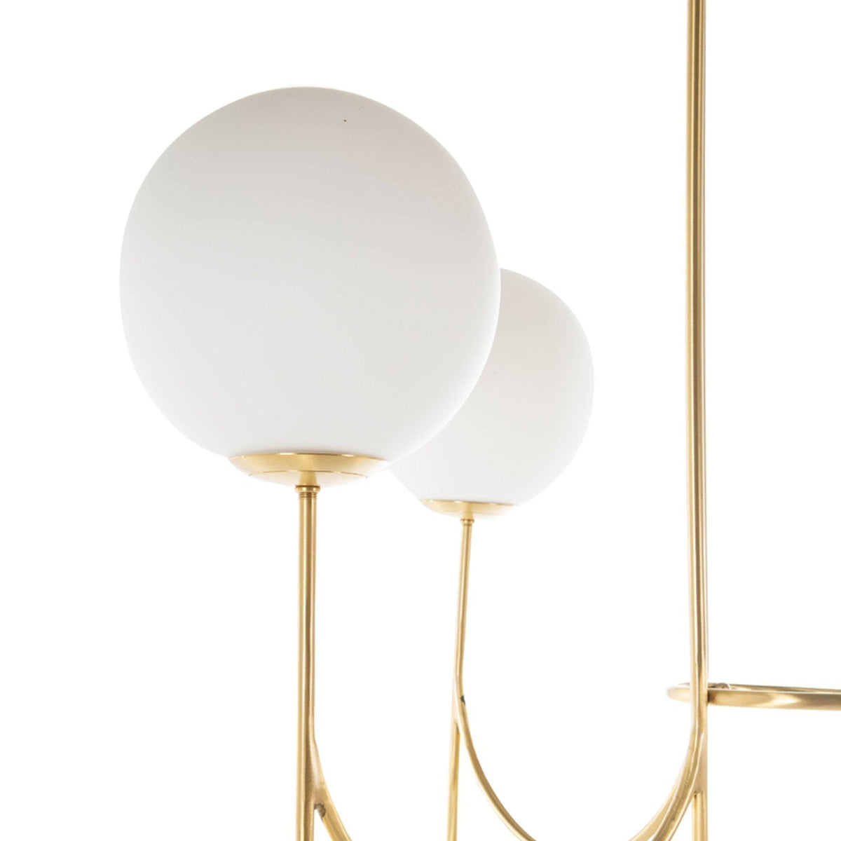 Mjolkuvyi Modern Minimalist Glass Metal Chandelier
