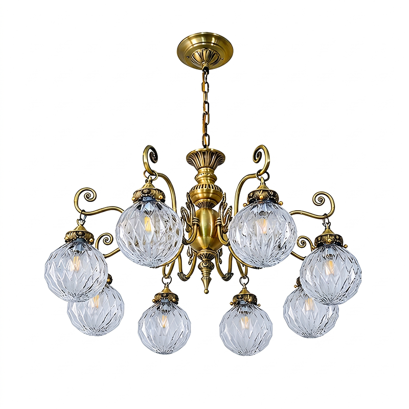 Orianena Classical Brass Chandelier