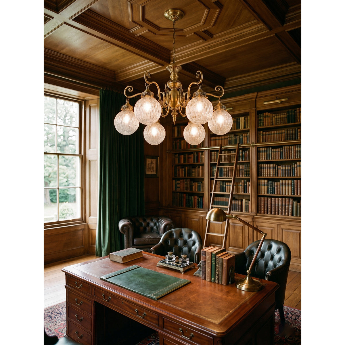 Orianena Classical Brass Chandelier