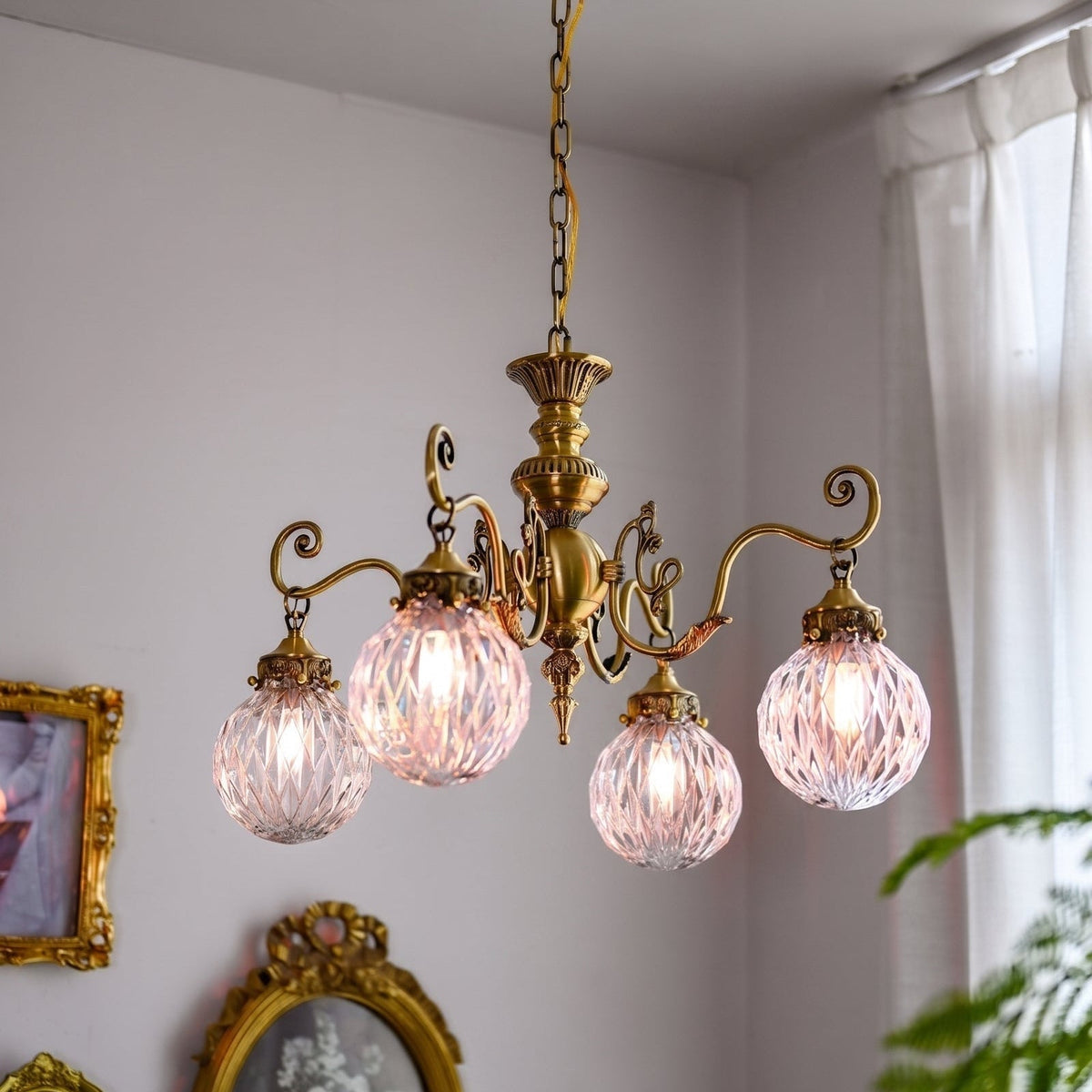 Orianena Classical Brass Chandelier