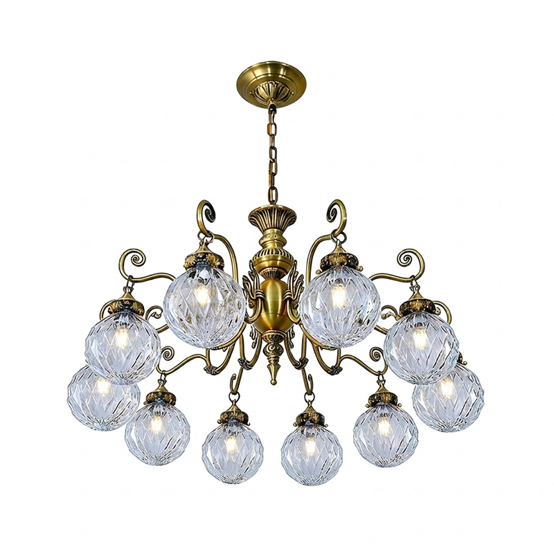 Orianena Classical Brass Chandelier
