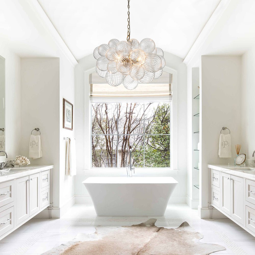Ben Chandelier Glass Ball Bubble Modern