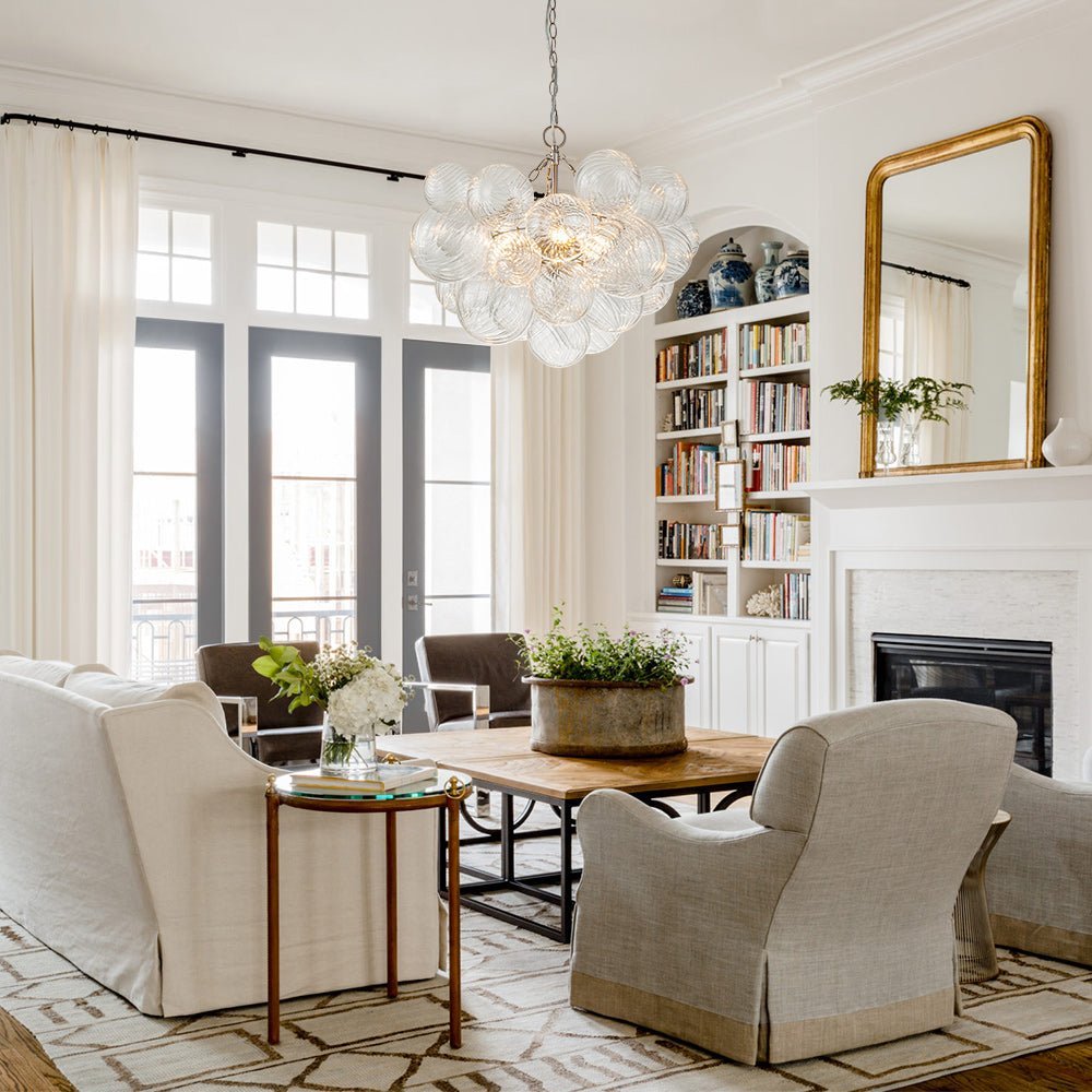Ben Chandelier Glass Ball Bubble Modern