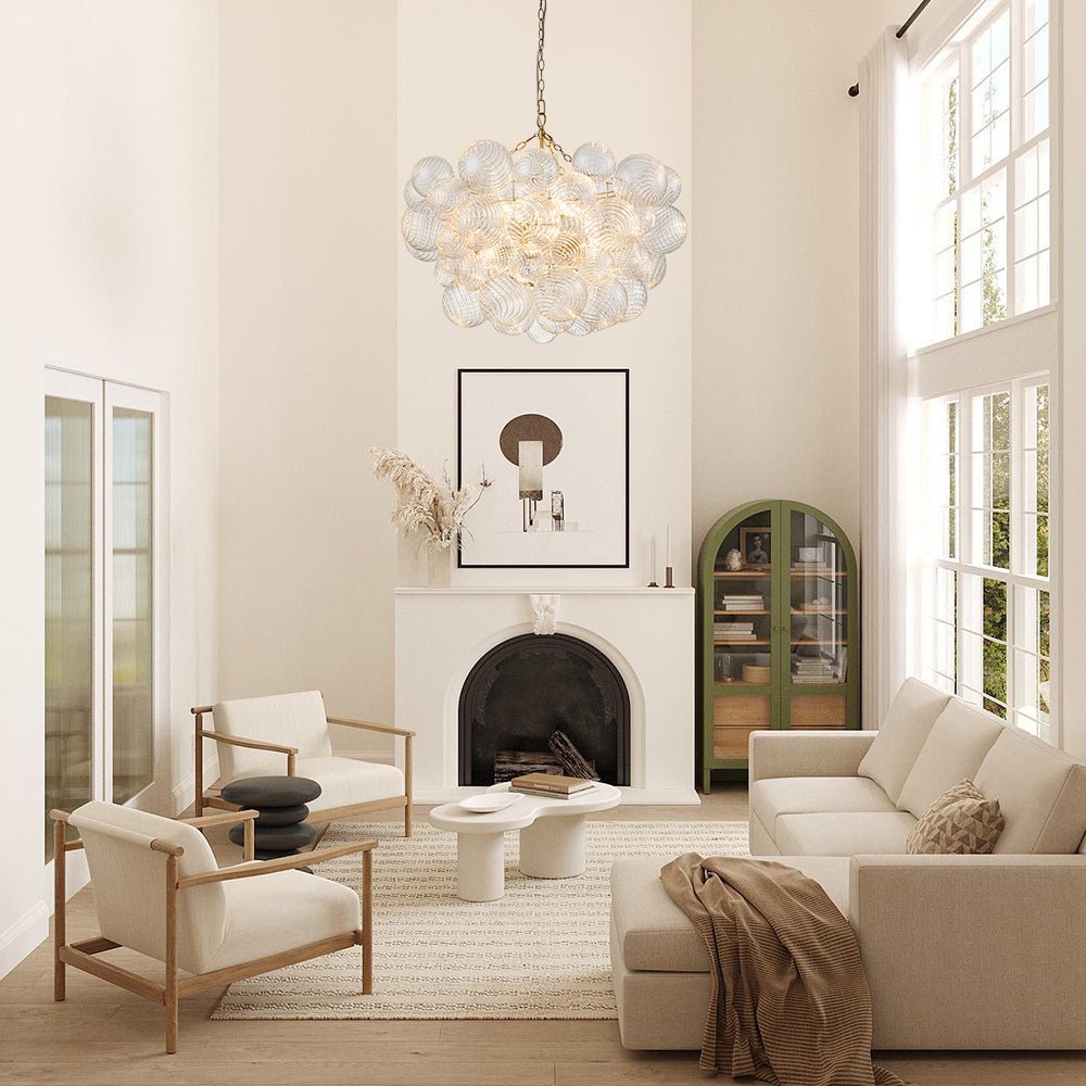 Ben Chandelier Glass Ball Bubble Modern