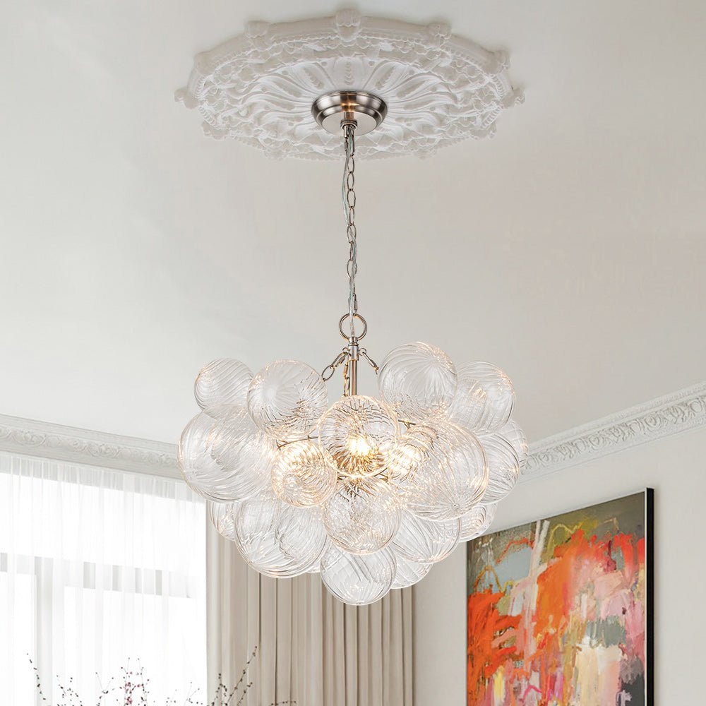Ben Chandelier Glass Ball Bubble Modern