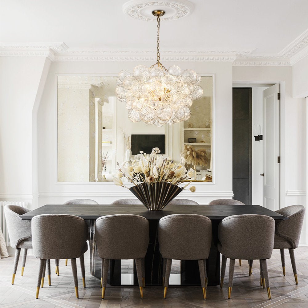 Ben Chandelier Glass Ball Bubble Modern