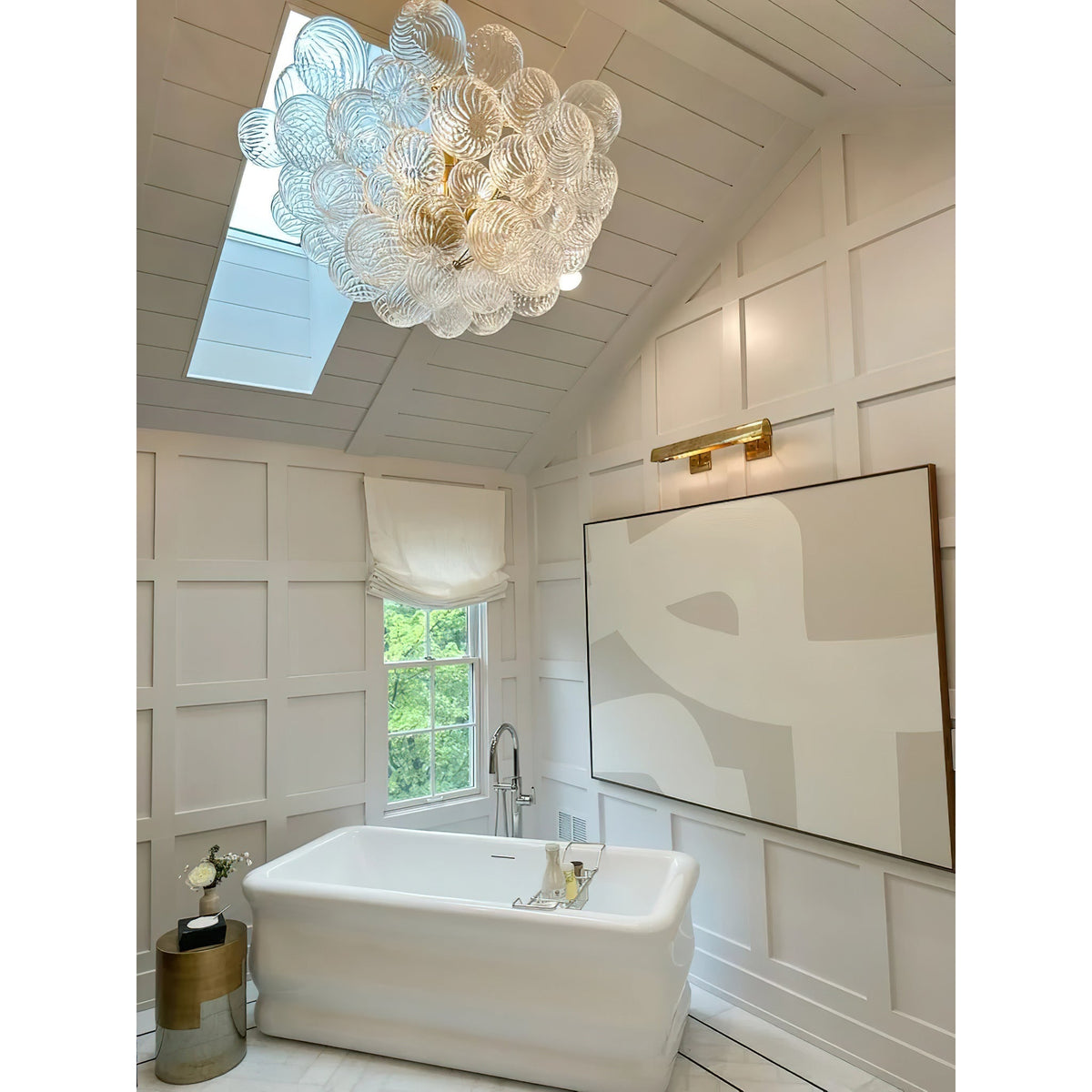 Ben Chandelier Glass Ball Bubble Modern