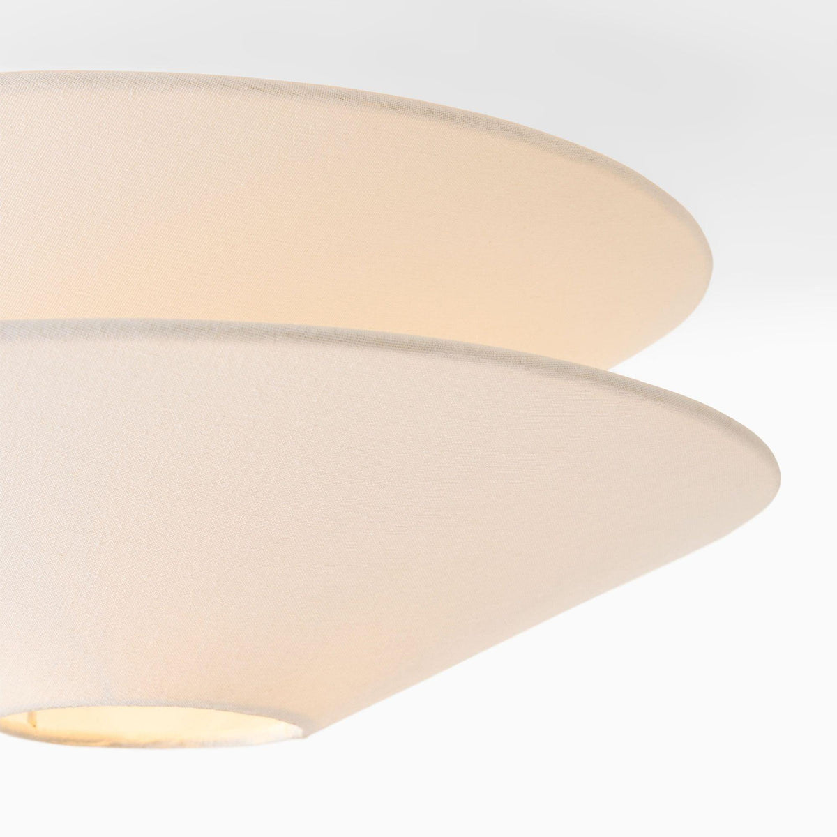 Rivesal Ceiling Light Double Cone Fabric