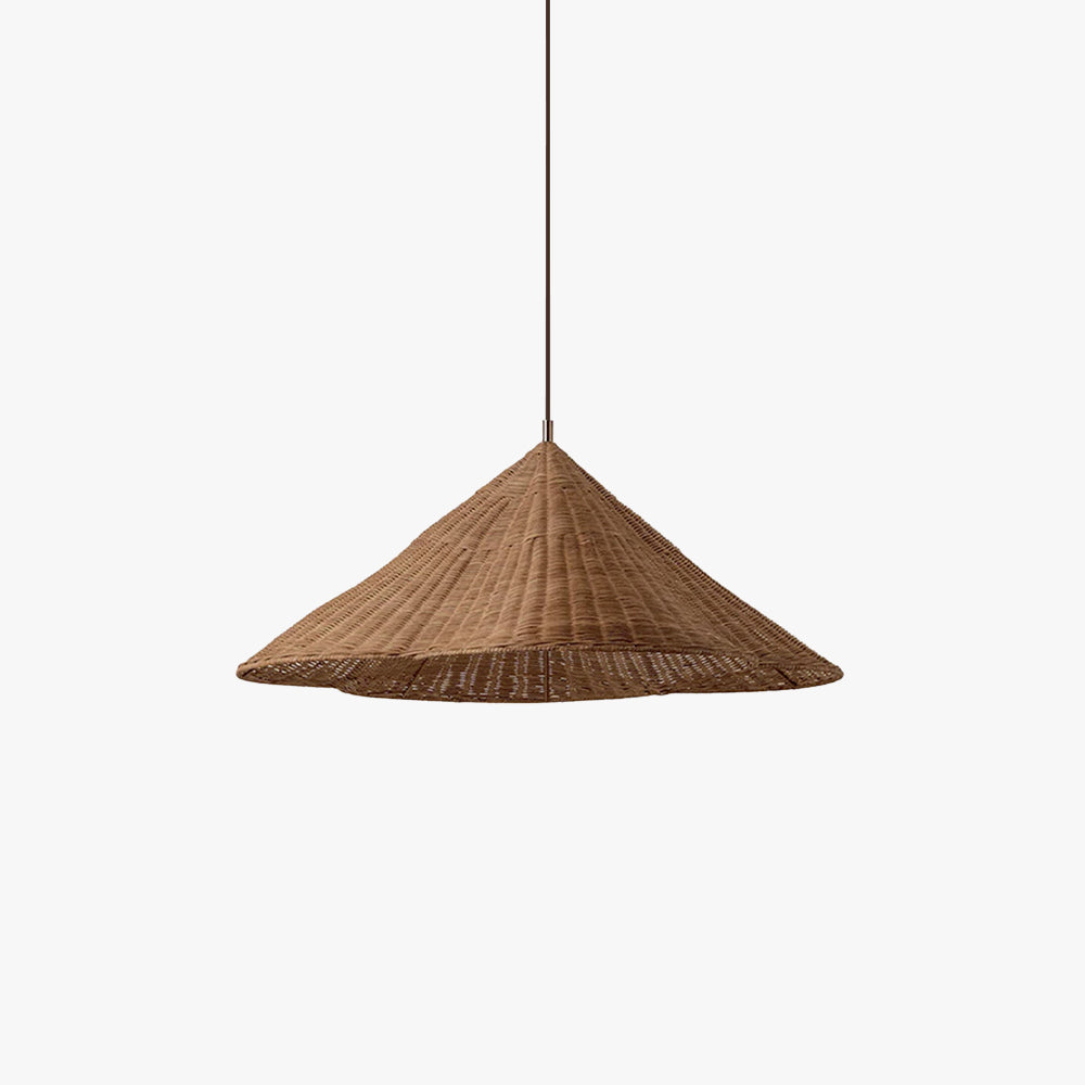 Metarumu Vintage Rattan Pendant Light Living Room Bedroom