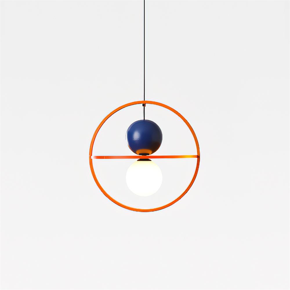 Halo Duo Sculptural Orb Pendant Lamp
