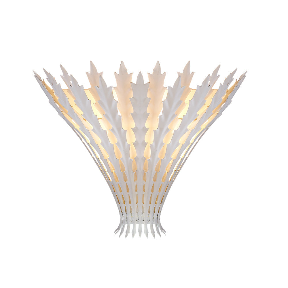 Hampton Wall Light Handmade Leaf Motif Elegant