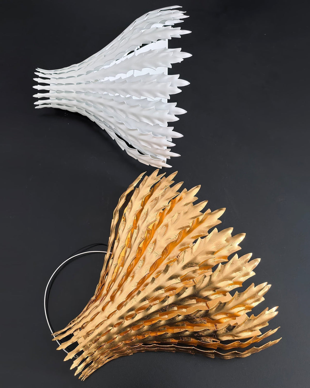 Hampton Wall Light Handmade Leaf Motif Elegant