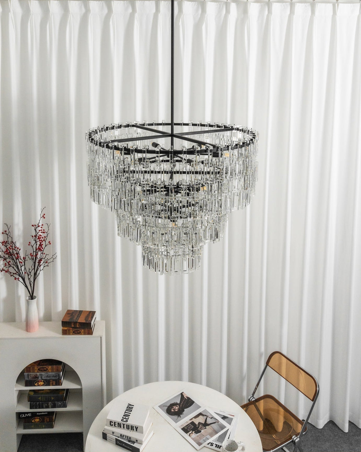 Elyelira Geometric Crystal Chandelier