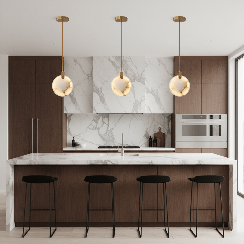 Harvest Alabaster Pendant Lamp