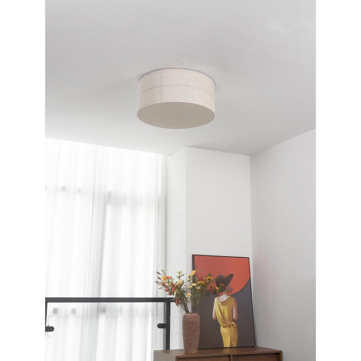 Hashira Japandi Metal Ceiling Lamp