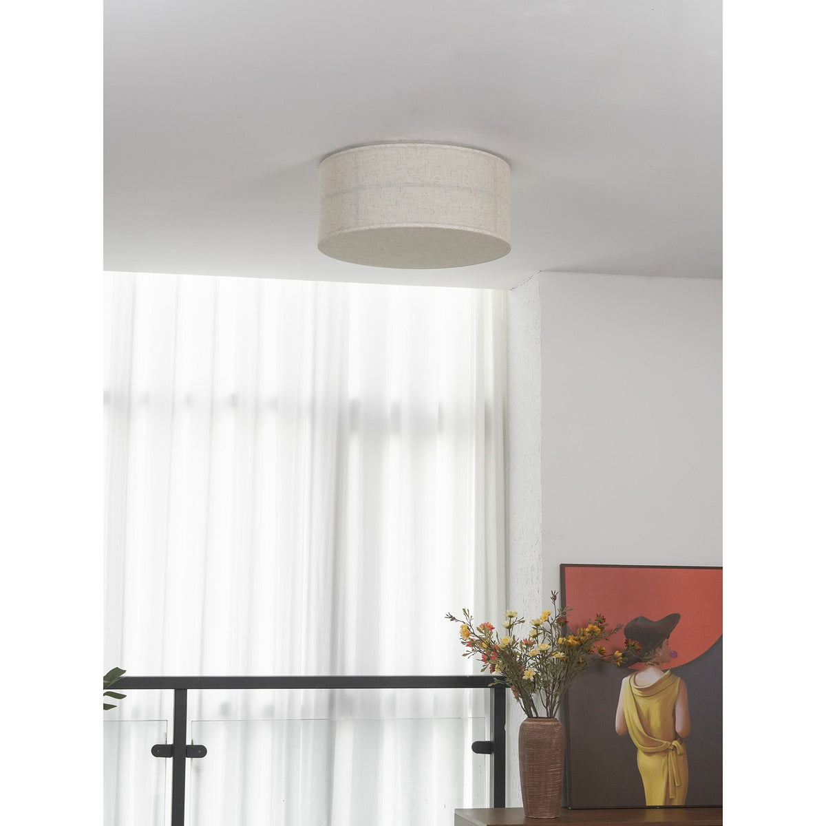 Hashira Japandi Metal Ceiling Lamp