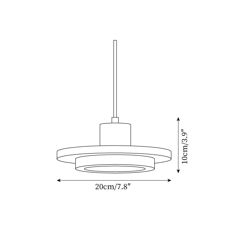 Valen Travertine LED Pendant Light