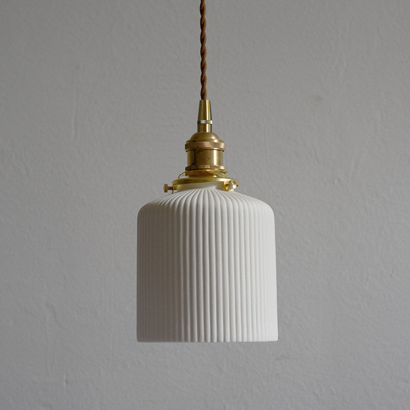 Miraria Ribbed Ceramics Pendant Lamp
