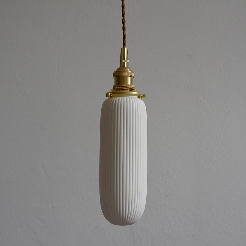 Miraria Ribbed Ceramics Pendant Lamp