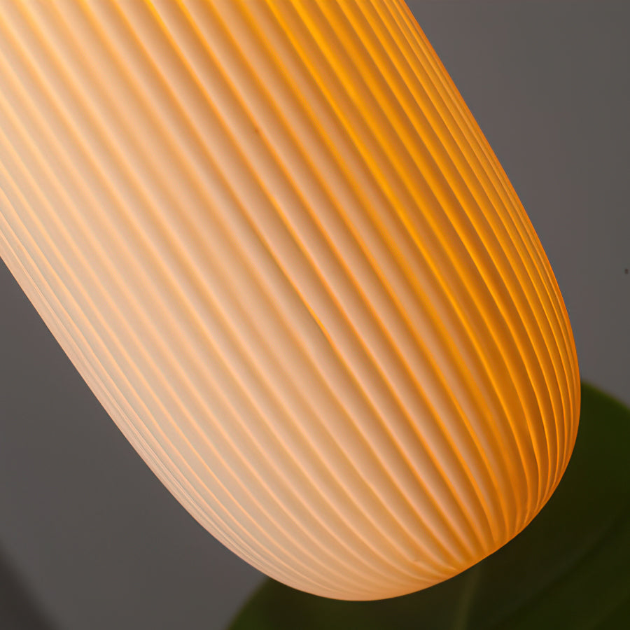 Viraenelle Ribbed Ceramics Wall Sconce