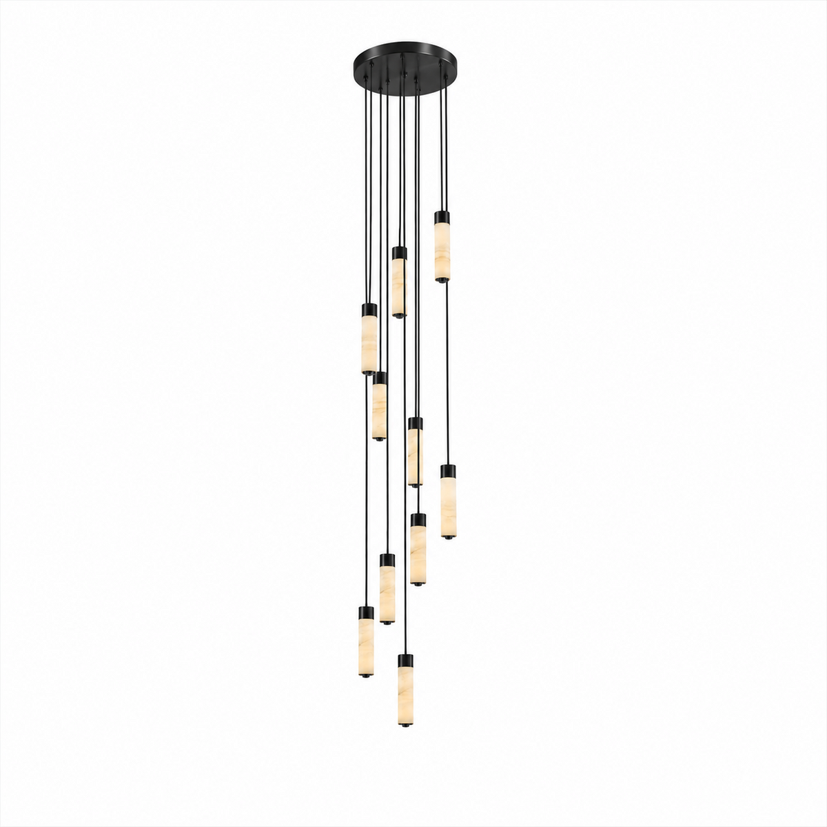 Harvenstone Alabaster Column Chandelier