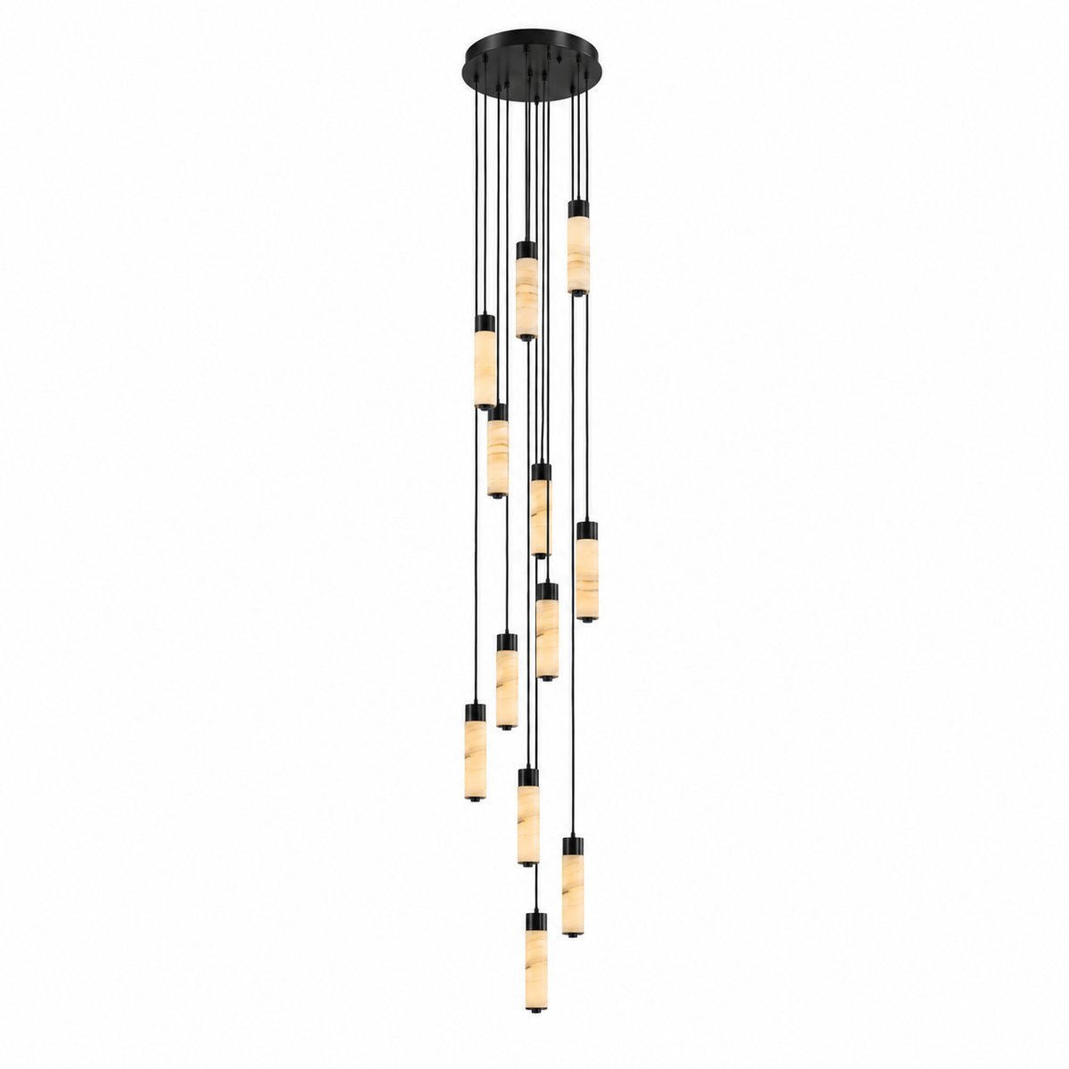 Harvenstone Alabaster Column Chandelier