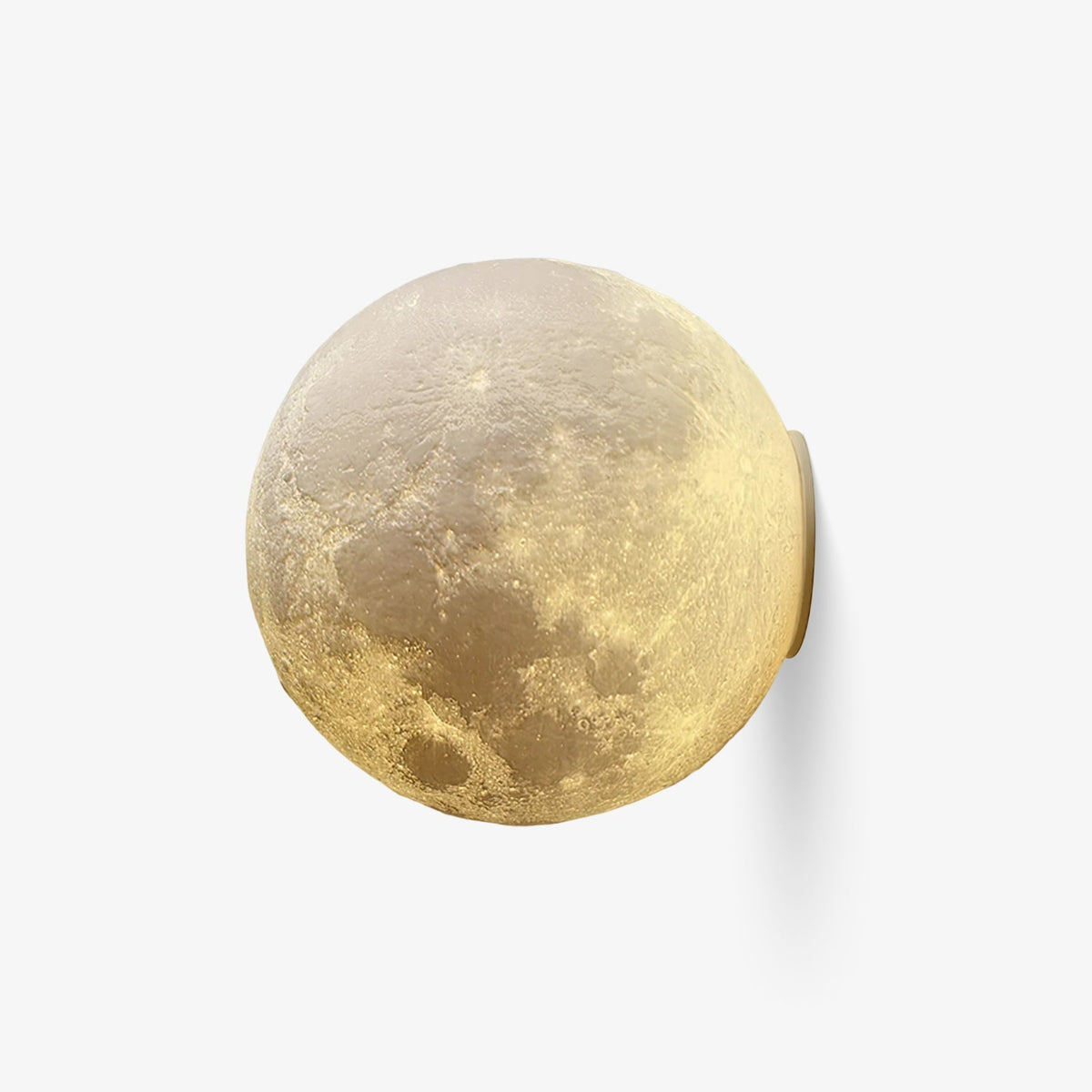 Brivel Nordic Art Moon 3D Plastic Wall Lamp
