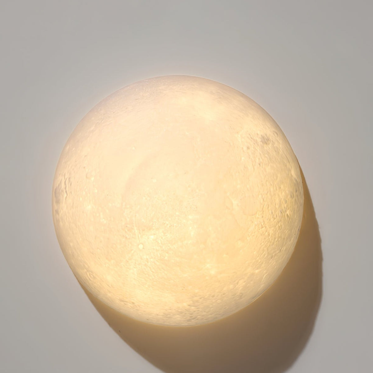 Brivel Nordic Art Moon 3D Plastic Wall Lamp