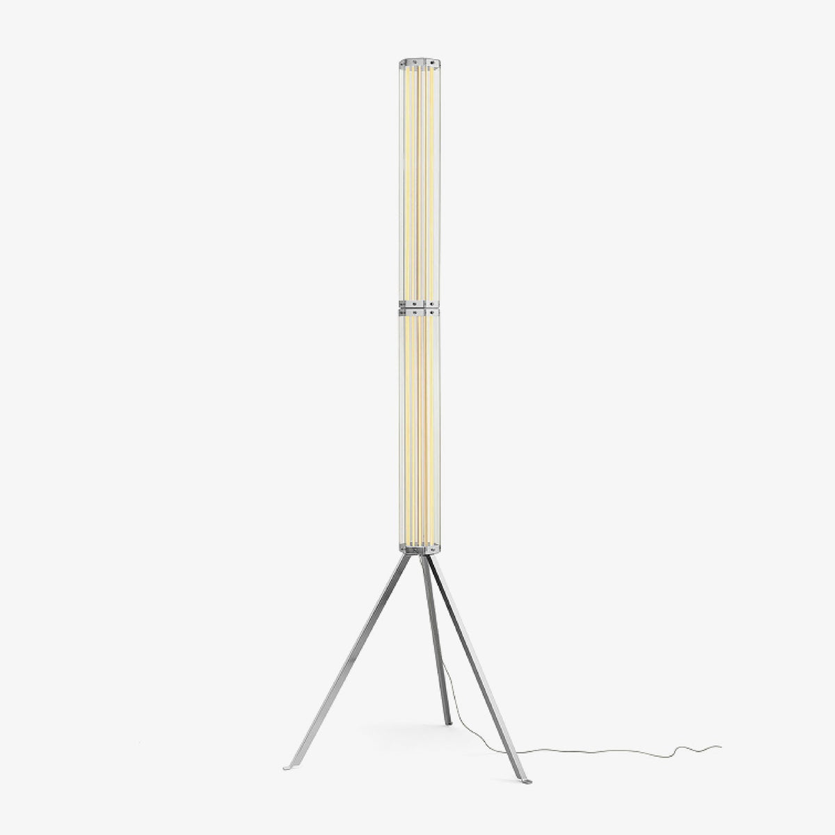 Thessan Hexagonal Glass Floor Lamp