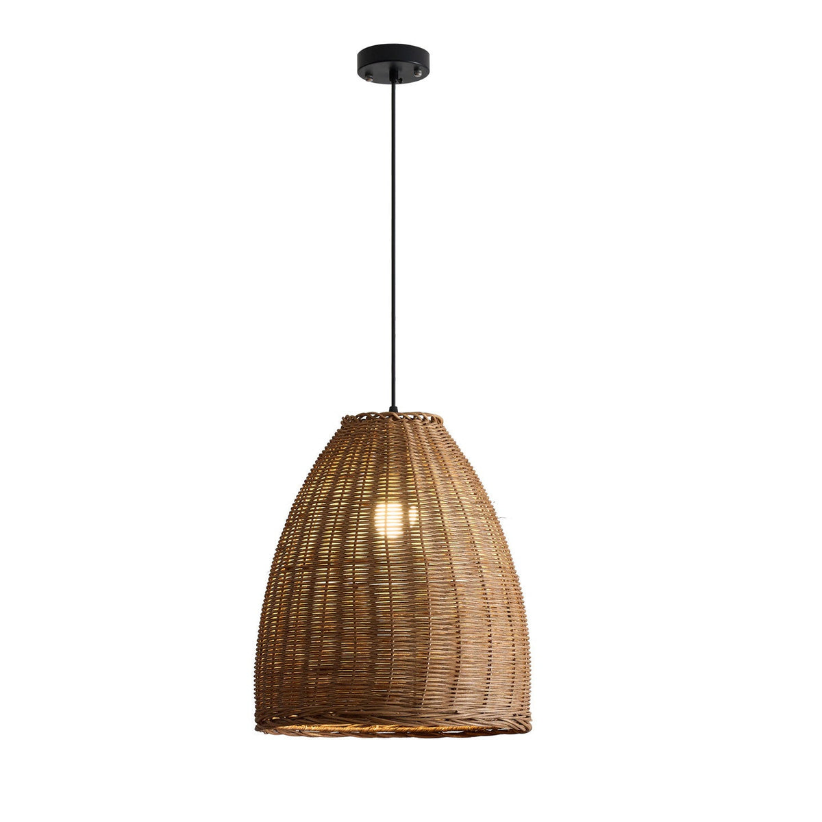 Jarrowcombe Woven Rattan Pendant Lamp