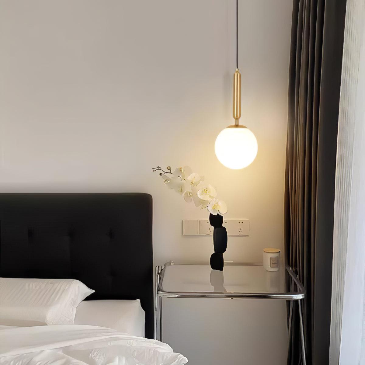 Orbita Minimalist Brass Pendant Light