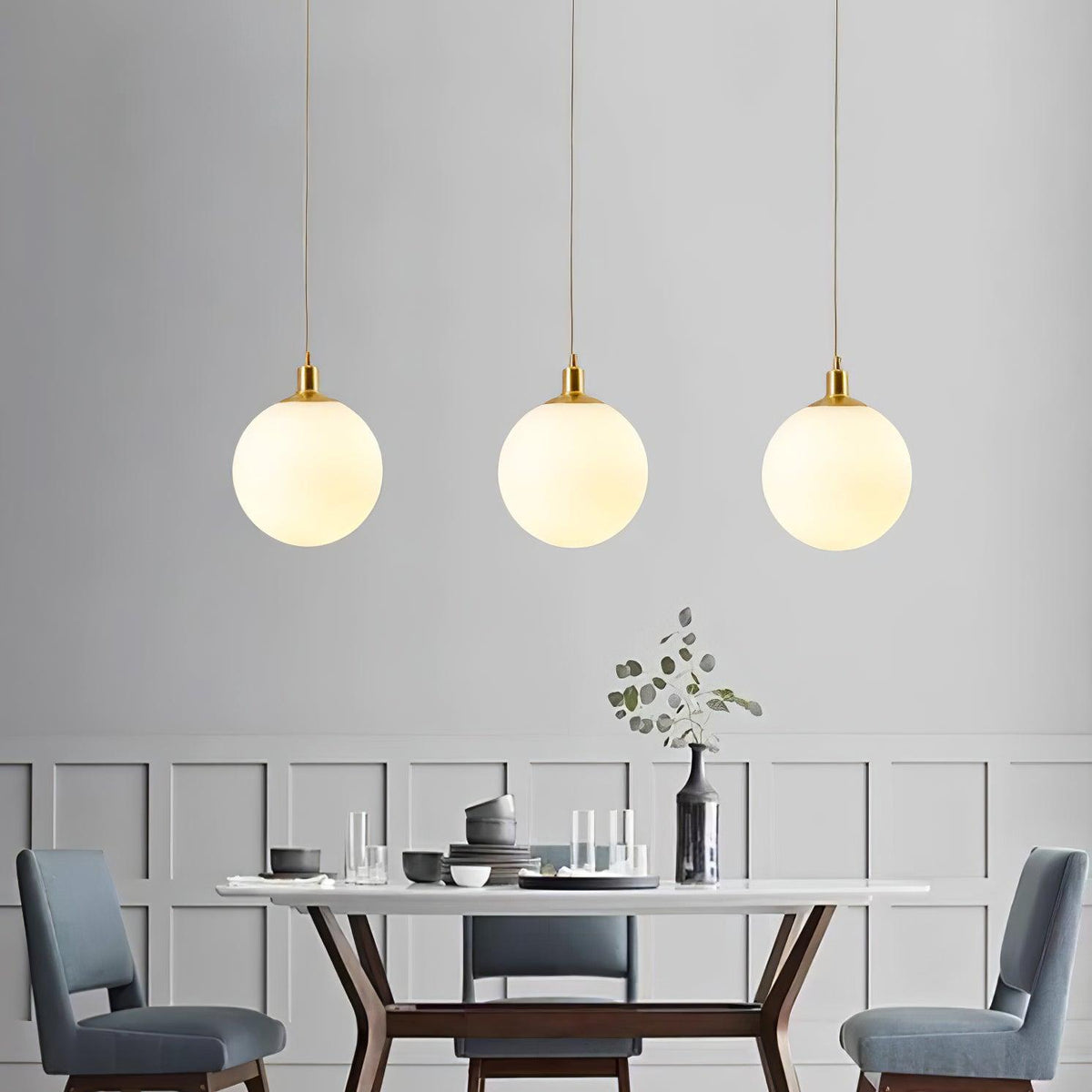 Orbita Minimalist Brass Pendant Light