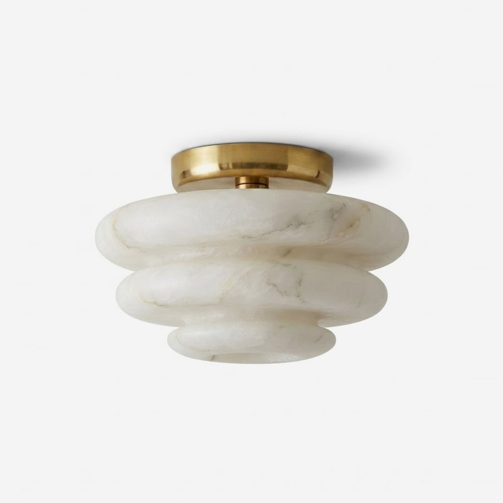 Nivueria Alabaster Flush Mount