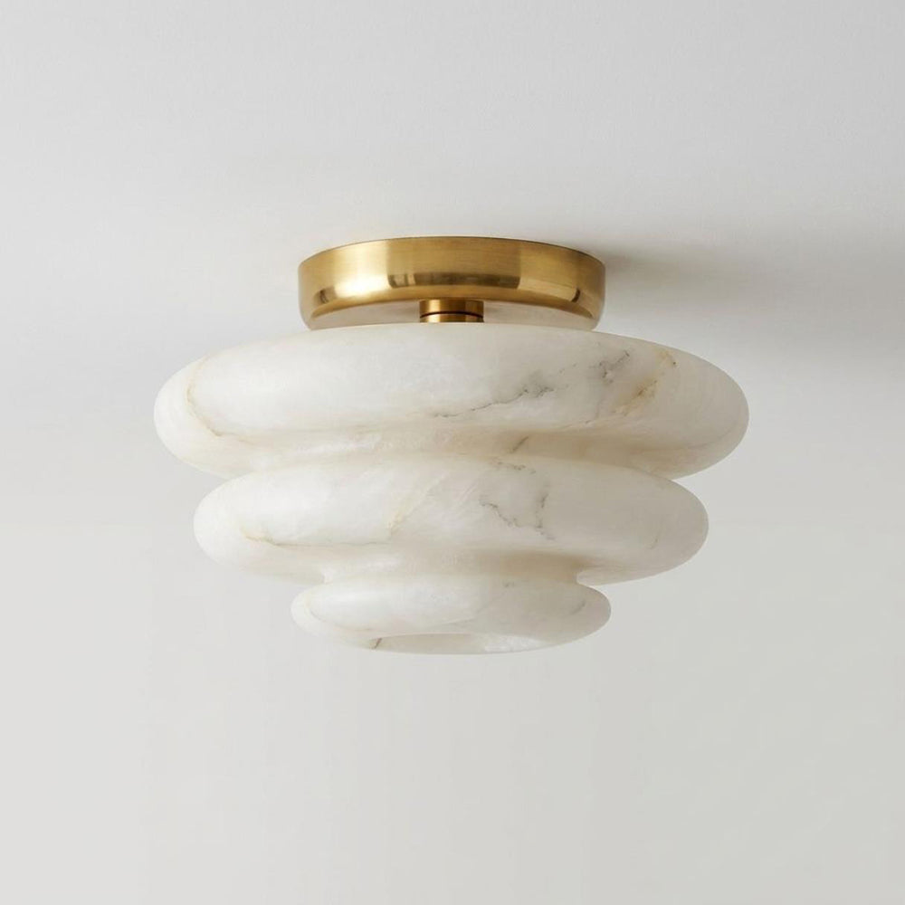 Nivueria Alabaster Flush Mount
