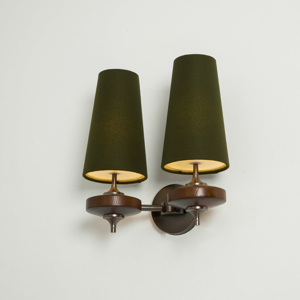 Ravenvale Twin Shade Indoor Wall Light