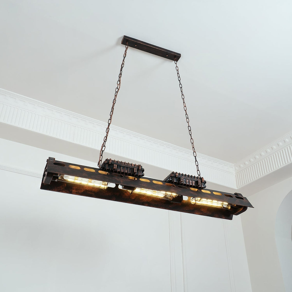 Rikelor Chandelier Industrial Steampunk