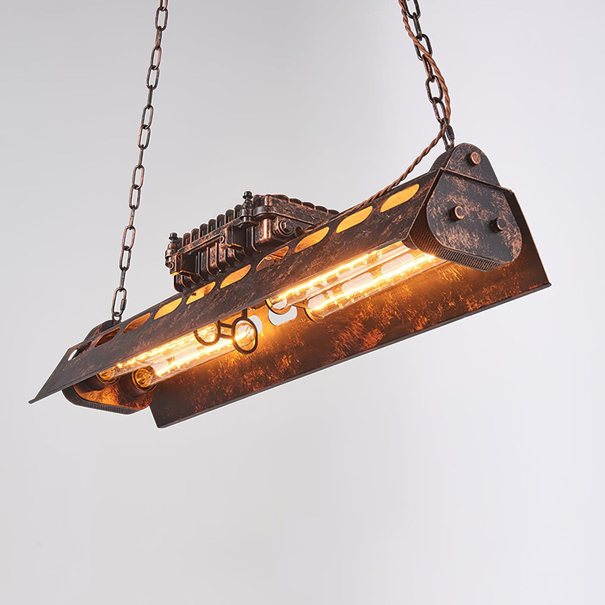 Rikelor Chandelier Industrial Steampunk