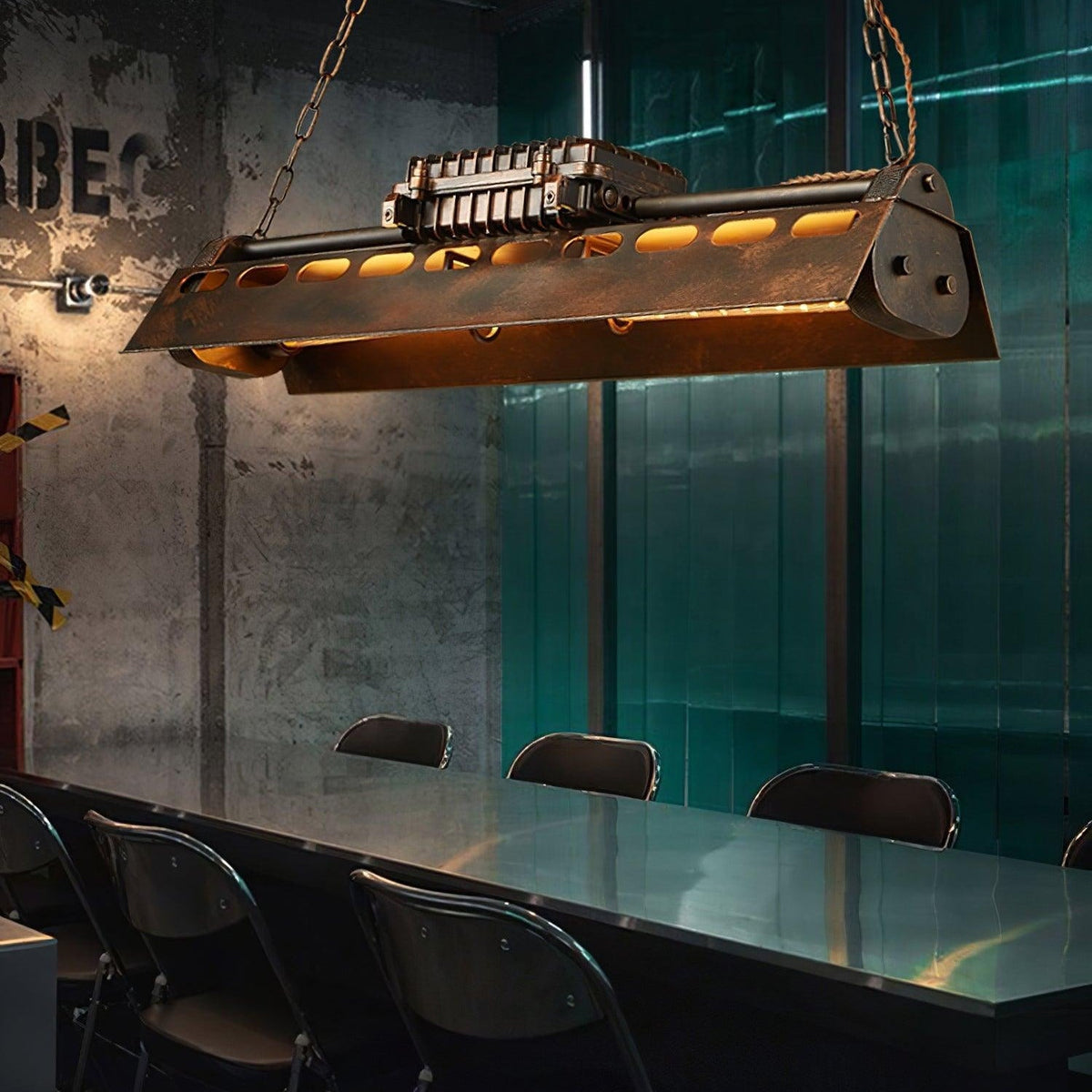 Rikelor Chandelier Industrial Steampunk