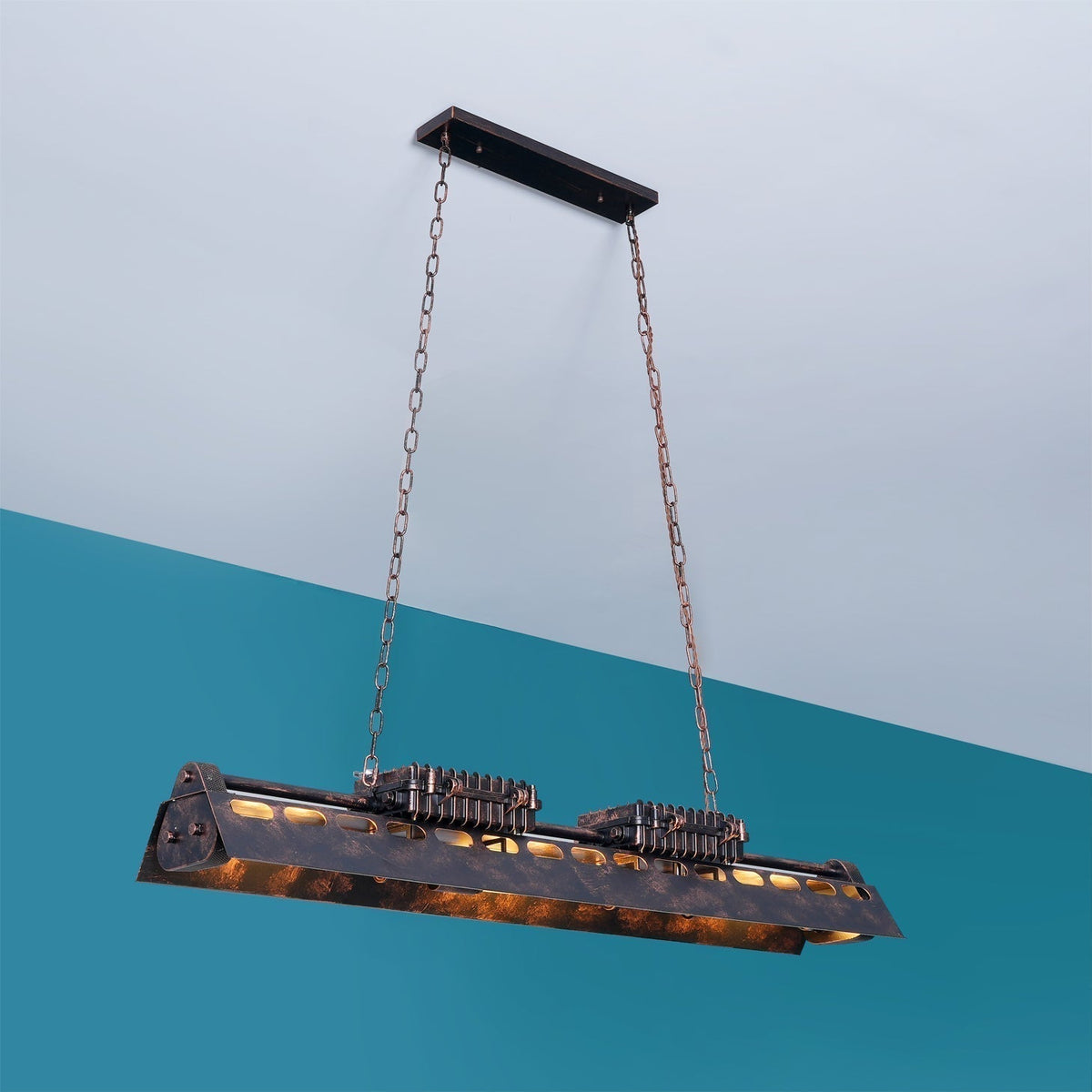 Rikelor Chandelier Industrial Steampunk