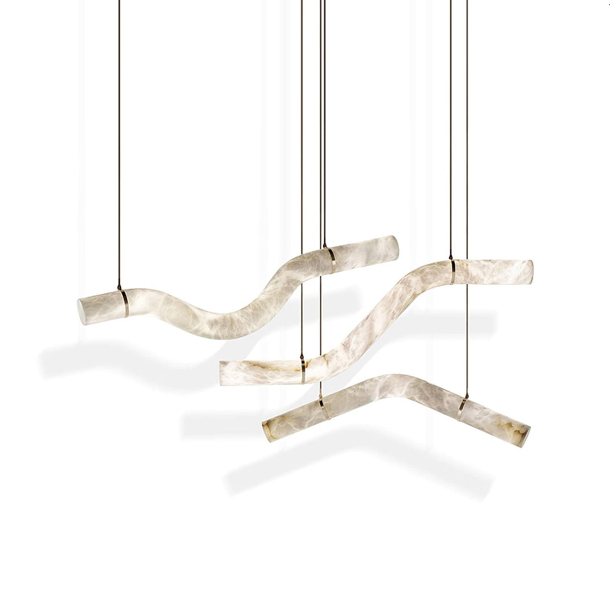 Luste Alabaster Closed-loop Pendant Light Chandelier